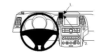 Brodit 854149 Autohalterung Nissan CrossCaiolet