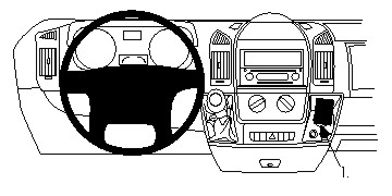 Brodit 213473 Autohalterung Citroen Jumper