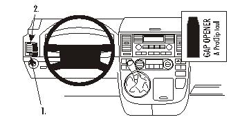 Brodit 803291 Autohalterung Volkswagen Multivan