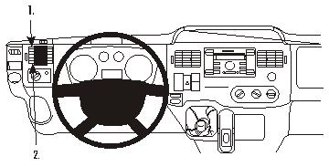 Brodit 803906 Autohalterung Ford Transit