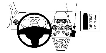 Brodit 854808 support voiture Ford Ka