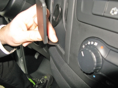 Brodit 855197 support Mercedes Benz Vito année 15-, Center mount