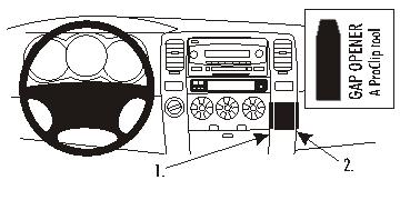 Brodit 853221 Autohalterung Toyota 4Runner