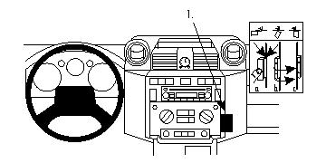 Brodit 854078 Autohalterung Land Rover Defender
