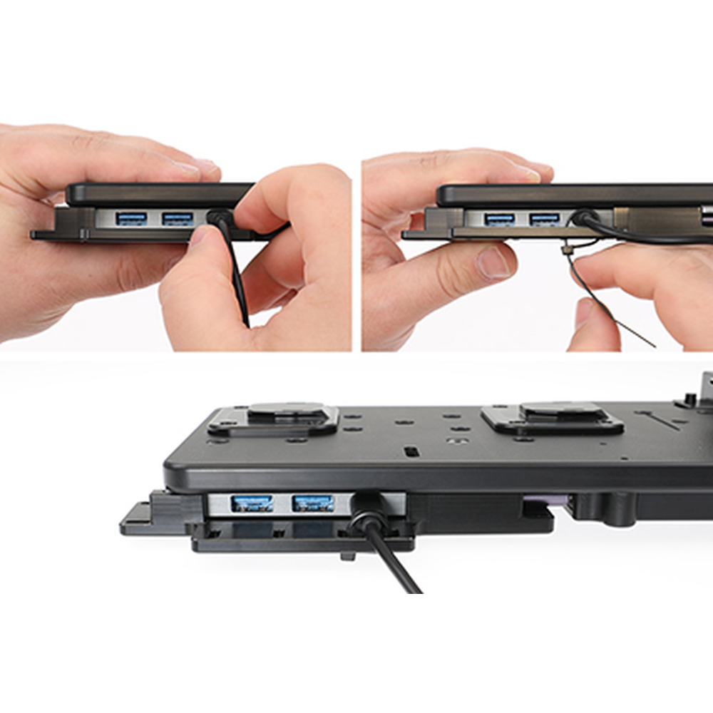 Brodit 216413 ModTek Dock mit HUB für Apple Geräte
