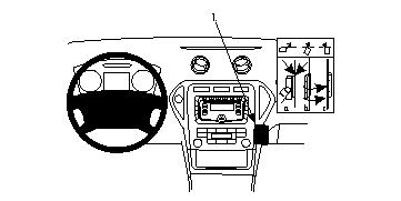 Brodit 854056 Autohalterung Ford Mondeo