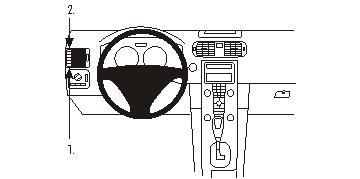 Brodit 803362 Autohalterung Volvo C30