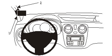 Brodit 804981 support vooiture ProClip Dacia Dokker