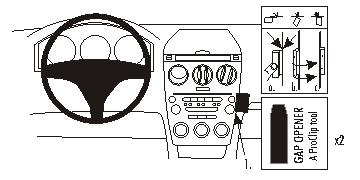 Brodit 853082 Autohalterung Mazda 6