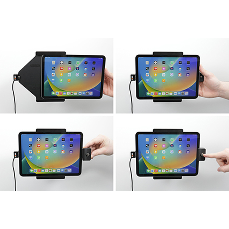 Brodit 736339 support appareil Apple iPad 10th Gen (A2696, A2757, A2777) & Apple iPad 2025 A16 (A3354, A3355, A3356)