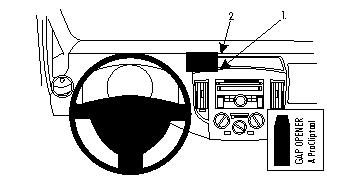 Brodit 854463 support voiture Nissan Evalia