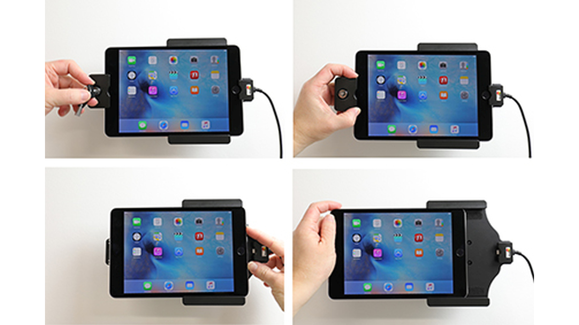 Brodit 536793 support fix Apple iPad Mini 2019, iPad Mini 4(A1538, A1550), iPad Mini 5th Gen(A2124, A2125, A2126, A2133)