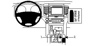 Brodit 834143 support voiture Toyota LandCruiser
