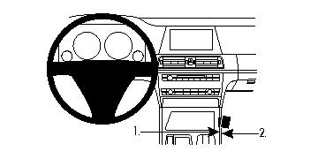 Brodit 834299 Autohalterung BMW 730-750 F01, F02