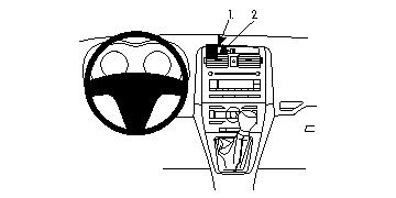 Brodit 853984 Autohalterung Toyota Auris