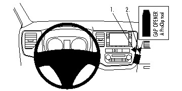 Brodit 854817 ProClip Mitsubishi Outlander 13-