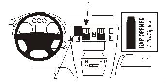 Brodit 853003 Autohalterung Hyundai Terracan