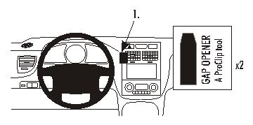 Brodit 853588 support voiture Kia Sportage
