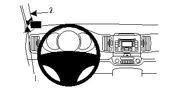 Brodit 804559 support voiture Kia Sportage