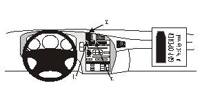 Brodit 853039 support voiture Saab 9-5