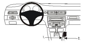 Brodit 833597 support voiture BMW 316-330