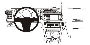 Brodit 853088 support voiture Saab 9-3