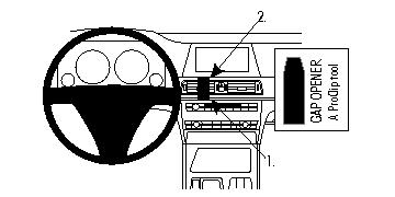 Brodit 854298 support voiture BMW 730-750 F01, F02