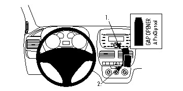 Brodit 854694 support voiture Fiat Doblò & Opel Combo