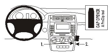 Brodit 853661 support voiture MercedesBenz B-Class