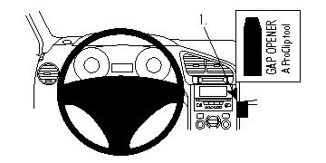 Brodit 854440 support voiture Peugeot 5008