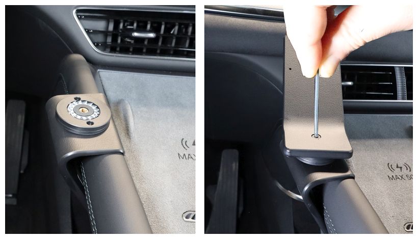 Brodit 836299 support voiture BYD Sealion, 24- fixation console centre