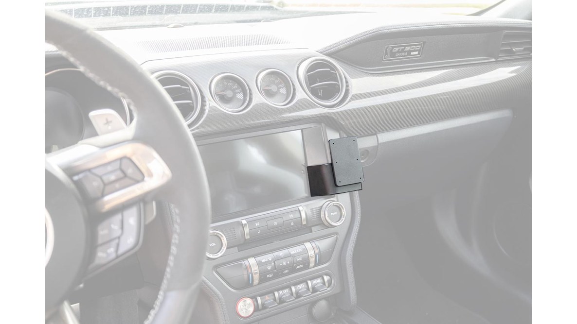 Brodit 856162 support voiture Ford Mustang, 15- fixation à la console coudé