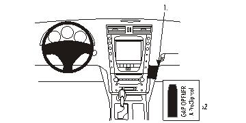 Brodit 853618 Autohalterung Lexus GS Series