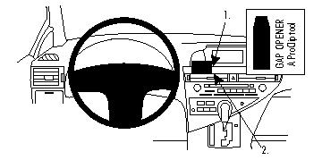 Brodit 854322 Autohalterung Lexus RX Series
