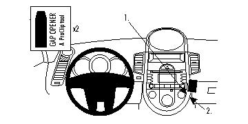 Brodit 854254 support voiture Kia Soul