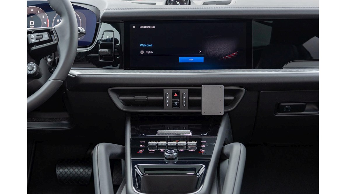 Brodit 856137 Autohalterung Porsche, Cayenne 25-, an der Mittelconsole, Center mount