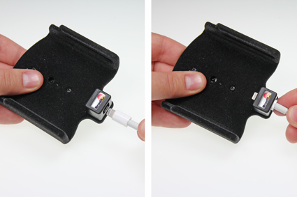 Brodit Halter mit Kabelbefestigung für iPhone 6+