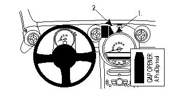 Brodit 854661 support voiture Mini Cooper Country