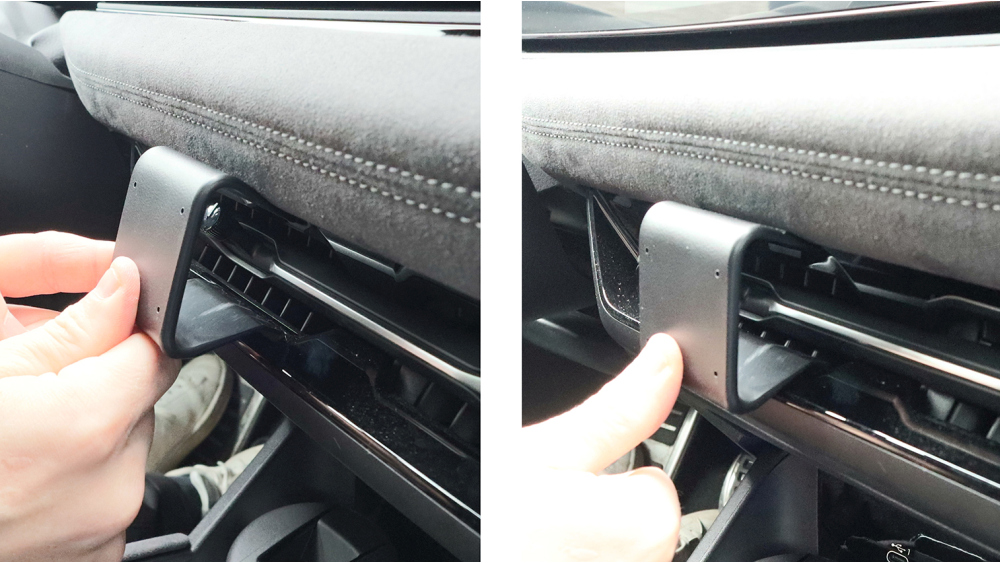 Brodit 856193 support voiture Audi A6 e-tron, 25- fixation à la console