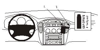 Brodit 852893 Autohalterung Toyota Highlander