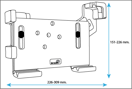 Brodit 511626 Universalhalterung für Tablet (gross)