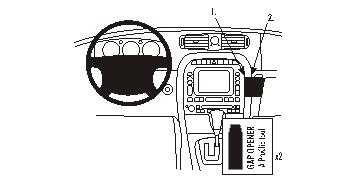 Brodit 853384 Autohalterung Jaguar XJ