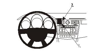 Brodit 853947 support voiture Chrysler Seing