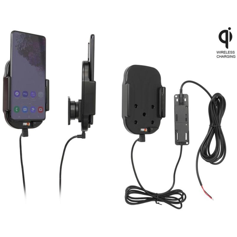 Brodit 719191 Aktive Gerätehalterung mit Qi Ladefunktion Samsung Galaxy S20 Plus 5G