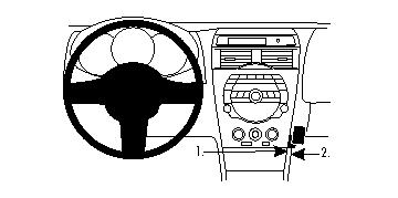 Brodit 854306 Autohalterung Mazda RX 8