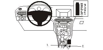 Brodit 833442 support voiture Opel Astra
