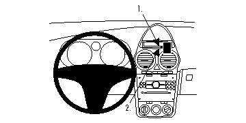 Brodit 853967 support voiture Opel Corsa