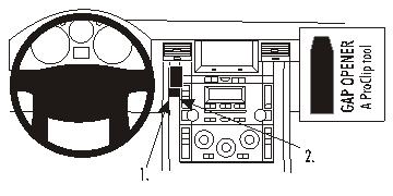 Brodit 853665 support voiture Range Rover Sport