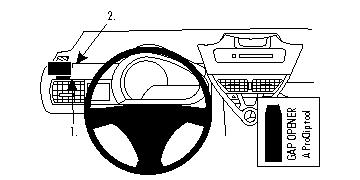 Brodit 804292 Autohalterung Scion iQ
