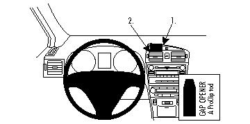 Brodit 854280 Autohalterung Toyota Avensis